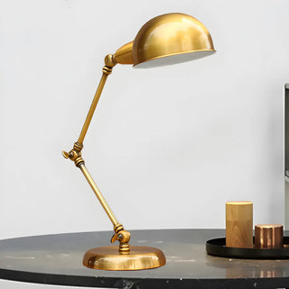 ZOWALA - Industrial Gold Metal Desk Lamp Image - 2