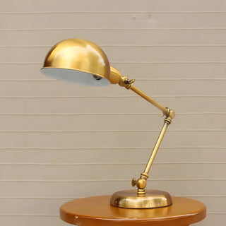 ZOWALA - Industrial Gold Metal Desk Lamp Image - 3