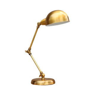 ZOWALA - Industrial Gold Metal Desk Lamp Image - 4
