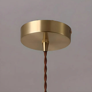 Industrial Adjustable Height Orange Glass Cone Pendant Light Zawala Image - 6