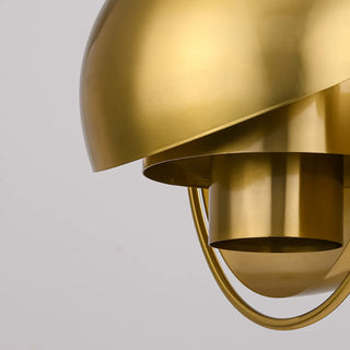 ZOWALA - Industrial Dome Golden Pendant Light Flexible Length Image - 11