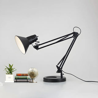 Black Unique Adjustable Mechanical Metal Arm Desk Lamp Zawala Image - 1