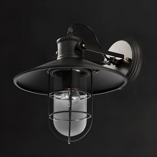 Industrial Mini Black Metal Cage LED Wall Sconce Zawala Image - 6