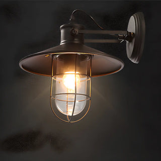Industrial Mini Black Metal Cage LED Wall Sconce Zawala Image - 9