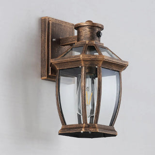 Classic Outdoor Black Metal Waterproof Box Wall Lamp Zawala Image - 10