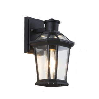 Classic Outdoor Black Metal Waterproof Box Wall Lamp Zawala Image - 7