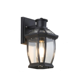 Classic Outdoor Black Metal Waterproof Box Wall Lamp Zawala Image - 8