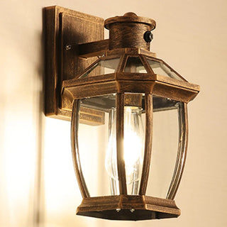 Classic Outdoor Black Metal Waterproof Box Wall Lamp Zawala Image - 9