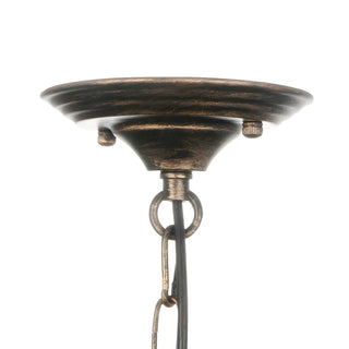 ZOWALA - Industrial Pipe Suspension 3-Bulb Chandelier Image - 10