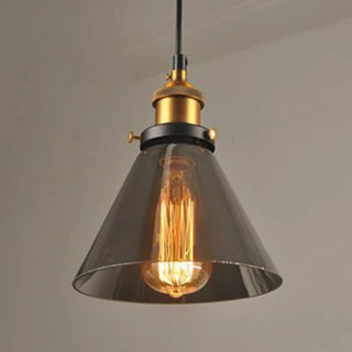 ZOWALA - Vintage Industrial Clear Glass Globe Pendant Light Image - 10