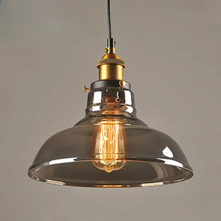 ZOWALA - Vintage Industrial Clear Glass Globe Pendant Light Image - 13