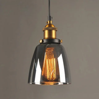 ZOWALA - Vintage Industrial Clear Glass Globe Pendant Light Image - 17