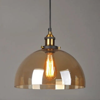 ZOWALA - Vintage Industrial Clear Glass Globe Pendant Light Image - 18