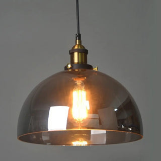 ZOWALA - Vintage Industrial Clear Glass Globe Pendant Light Image - 19