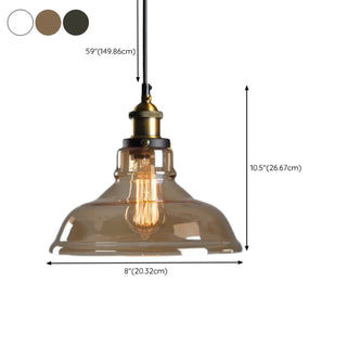 ZOWALA - Vintage Industrial Clear Glass Globe Pendant Light Image - 32