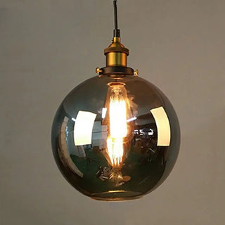 ZOWALA - Vintage Industrial Clear Glass Globe Pendant Light Image - 7