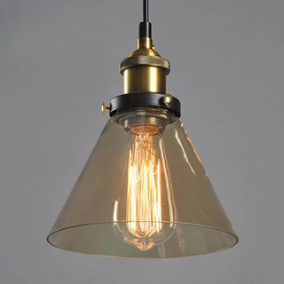 ZOWALA - Vintage Industrial Clear Glass Globe Pendant Light Image - 9