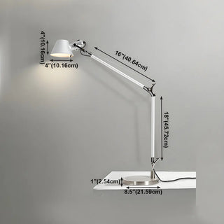 Modern Bell Shape Adjustable Mechanical Table Lamp Zawala #size