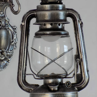 Vintage Silver Outdoor Lantern Waterproof Wall Sconce Zawala Image - 10