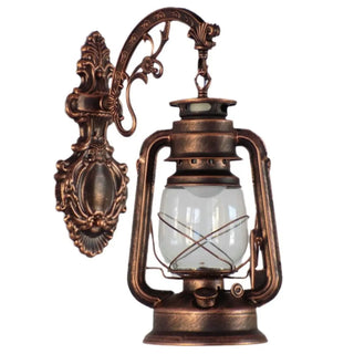Vintage Silver Outdoor Lantern Waterproof Wall Sconce Zawala Image - 9