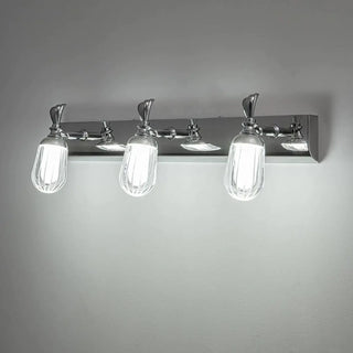 3-Light Industrial Linear Chrome Vanity Light Fixture Zowala Image - 2