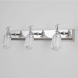 3-Light Industrial Linear Chrome Vanity Light Fixture Zowala Image - 5