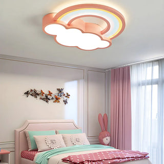 Adorable Cloud Rainbow LED Flush Mount Ceiling Light Zawala Image - 3