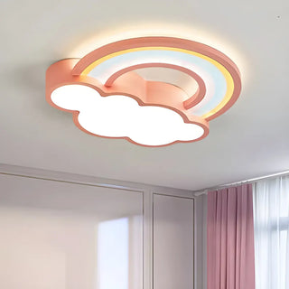 Adorable Cloud Rainbow LED Flush Mount Ceiling Light Zawala Image - 5
