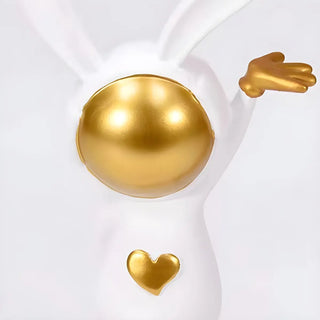 Creative Cute Rabbit Globe Glass Shade Metal Table Lamp Zawala Image - 19