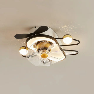 Bee-Shaped Starry Night LED Ceiling Fan