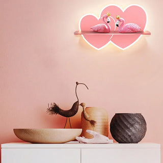 Kid's Room Blue Car Shaped Wall Sconce with Shelf Zawala Image - 13
