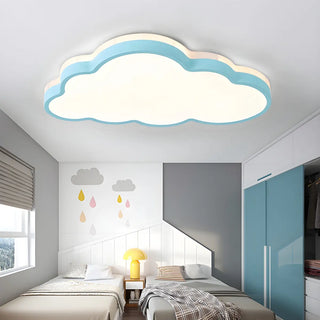 ZOWALA - Kids Cloud Dimmable Acrylic Flush Mount Light Image - 2