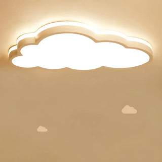 ZOWALA - Kids Cloud Dimmable Acrylic Flush Mount Light Image - 4