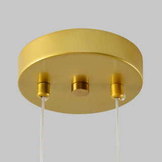 ZOWALA - Kids 1 Light Gold Globe Metal Bedroom Pendant Light Image - 9