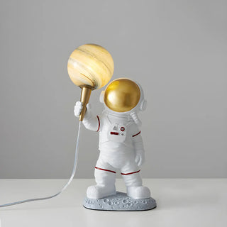 Creative Astronaut Ceramic Table Lamp for Bedroom Zawala Image - 7
