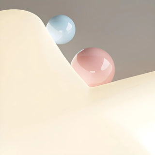 Kids Adorable Pink Airplane Resin LED Flush Mount Light Zawala Image - 9