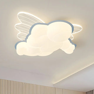ZOWALA - Kids Bedroom Airplane LED Flush Mount Ceiling Fixture Image - 12