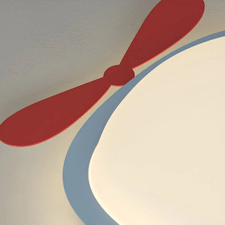 ZOWALA - Kids Bedroom Airplane LED Flush Mount Ceiling Fixture Image - 13
