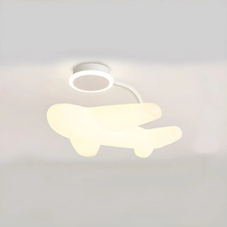 ZOWALA - Kids Bedroom Airplane LED Flush Mount Ceiling Fixture Image - 7