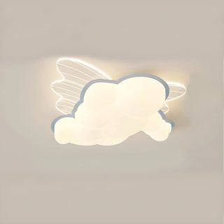 ZOWALA - Kids Bedroom Airplane LED Flush Mount Ceiling Fixture Image - 9