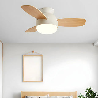 Kids Room Mini Colorful 3 Blade Ceiling Fan With Light Zawala Image - 3