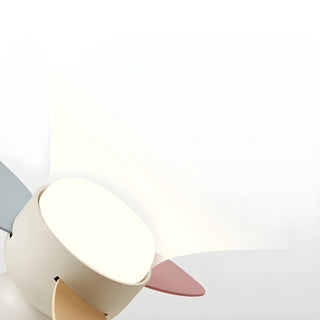 Kids Room Mini Colorful 3 Blade Ceiling Fan With Light Zawala Image - 7