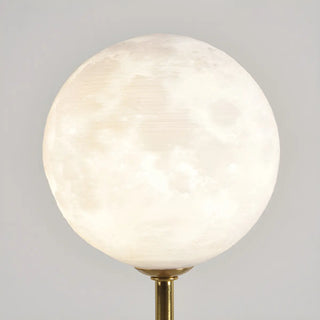 Chic Moon Globe Wooden Bedside Lamp with Rocker Switch Zawala Image - 15