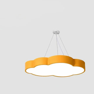 ZOWALA - Modern Cloud Pendant Light for Kids Room, Colorful Image - 5