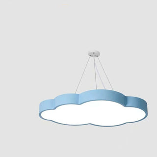 ZOWALA - Modern Cloud Pendant Light for Kids Room, Colorful Image - 6