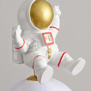 ZOWALA - Creative Kids Children Room Moon Astronaut Pendant Light Image - 12