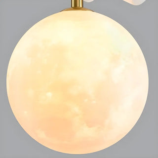 ZOWALA - Creative Kids Children Room Moon Astronaut Pendant Light Image - 14