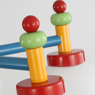 ZOWALA - Red Branch White Glass Ball Mini Kids Room Chandelier Image - 9