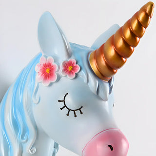 Kids' Room Whimsical Unicorn Crystal Globe Wall Light Zawala Image - 15