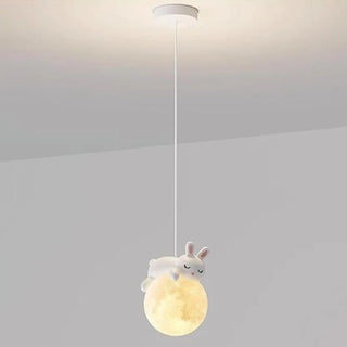 ZOWALA - Modern Children Room Astronaut Planet Pendant Light Image - 11